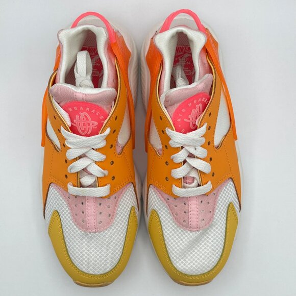 Women's Nike Air Huarache Summit White/Hyper Pink-Solar Flare Sz 7  DX2674-100 - Picture 11 of 13